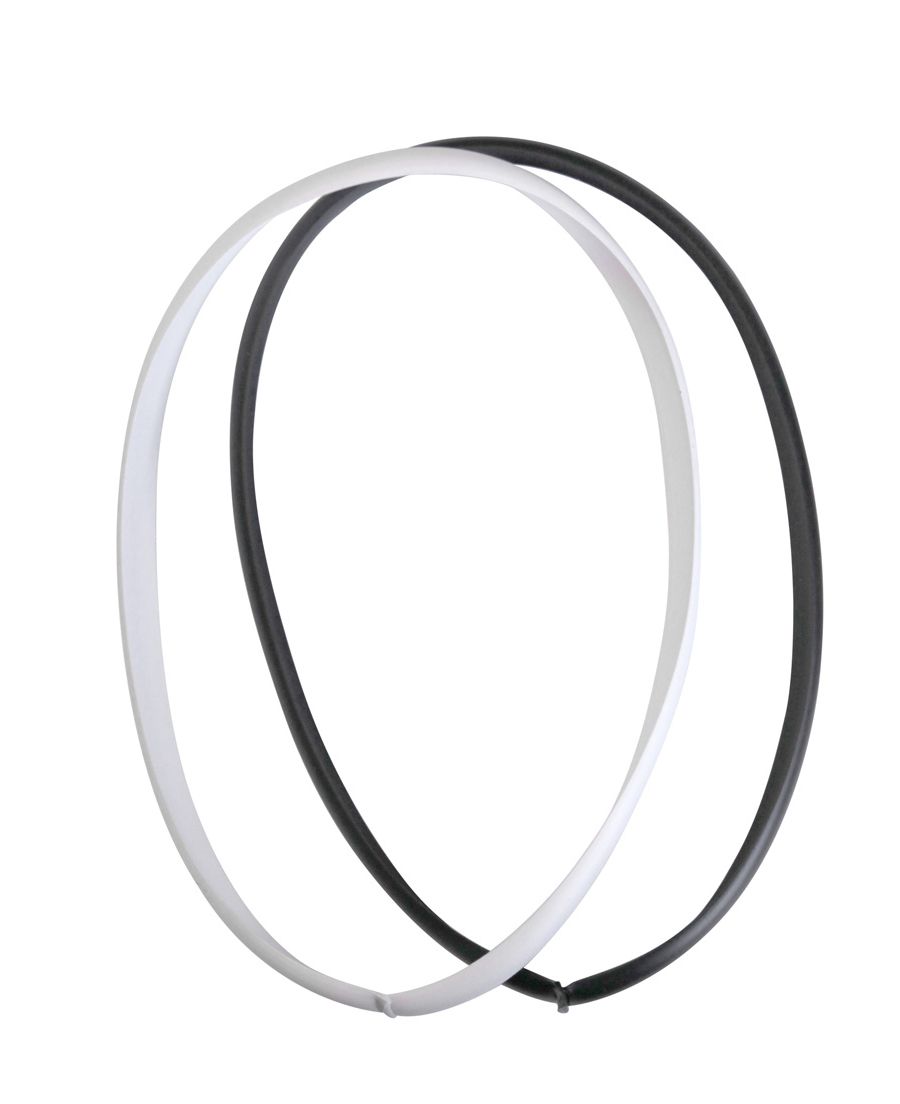 Fekete/fehér X-change sisak gumi